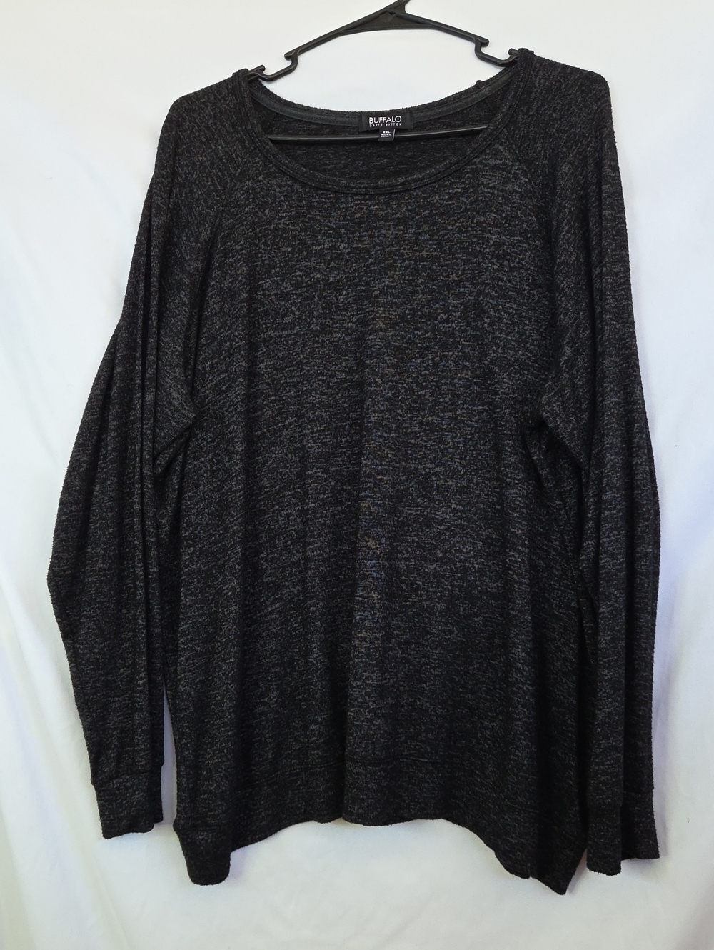 Buffalo David Bitton Men's Charcoal Crewneck Sweater